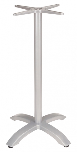 Modern Aluminum Table Base - Bar Height