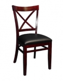 Beechwood X Back Restaurant Chair