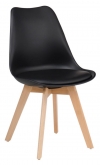 Black Nordic Style Wood Chair