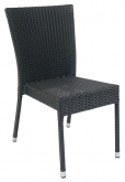 Aluminum Patio Chair with Faux Wicker
