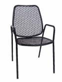 Floral Patio Chair with Armrest