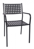 Matrix Back Patio Chair with Armrest