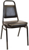 Commercial Stack Chair With Thick Cushion 